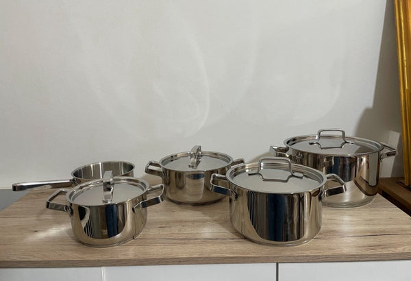 Style'n Cook Sarja Stainless Steel Induction Saucepan Set