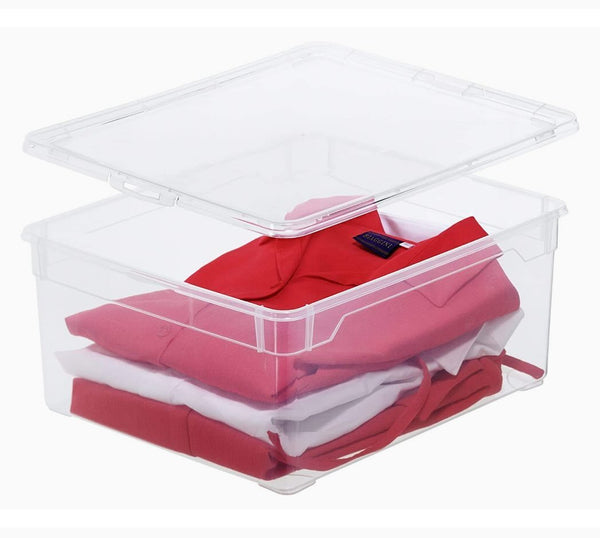 Rotho 🇨🇭 , Storage Boxes 18 L with Lid. Material: Plastic (PP) BPA-free.